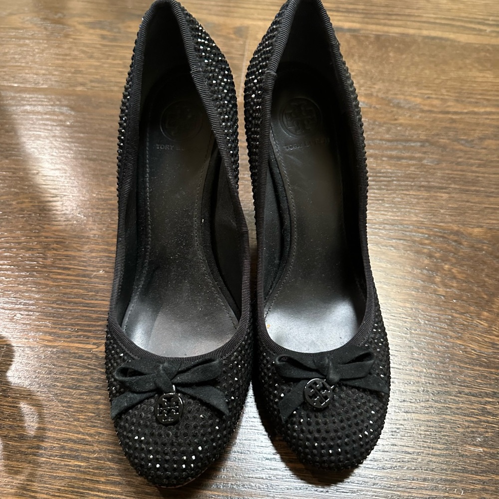 Tory Burch Black Heels Elegant Design